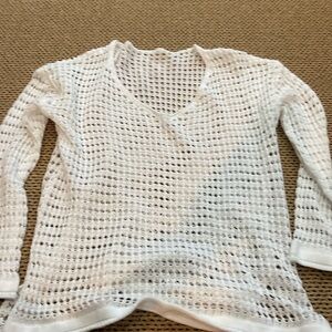 White SHEIN cover up